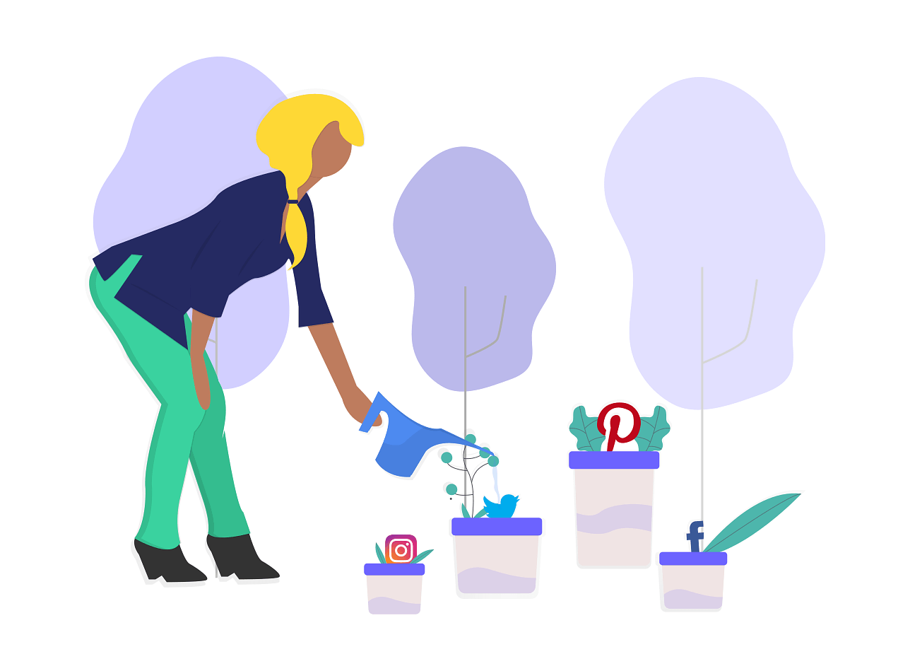 watering social media