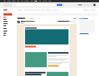Example of an email wireframe