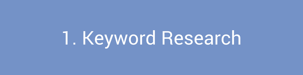 Keyword Research Heading