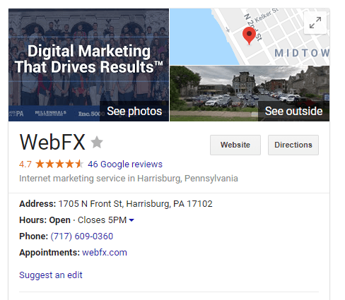 Local SEO Example