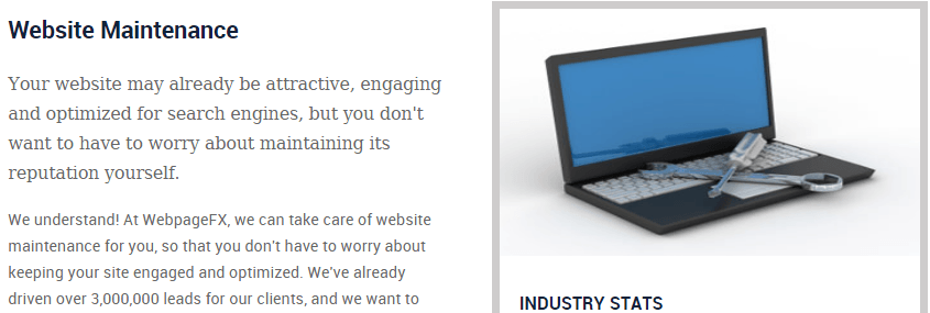 SEO Maintenance Example