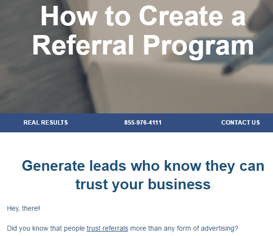 Email Marketing Newsletters Example