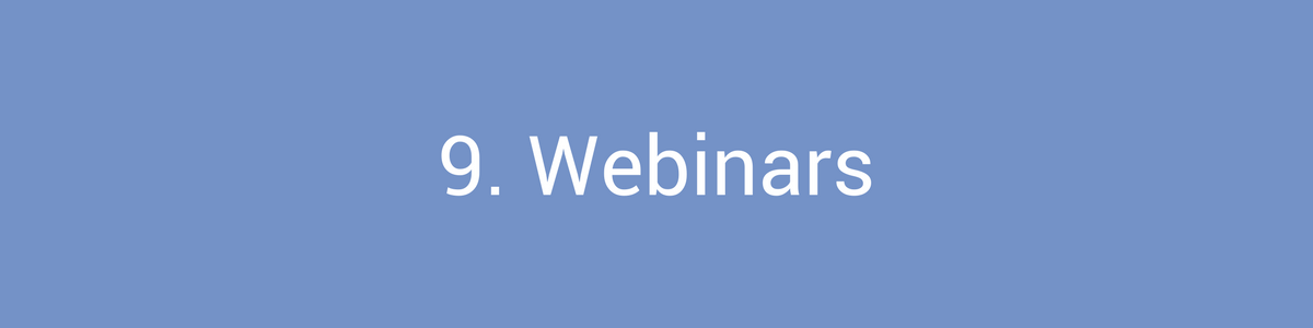 Webinars