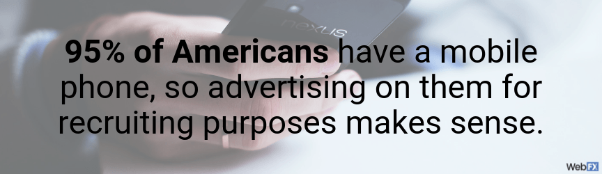 95% of americans have mobile phones