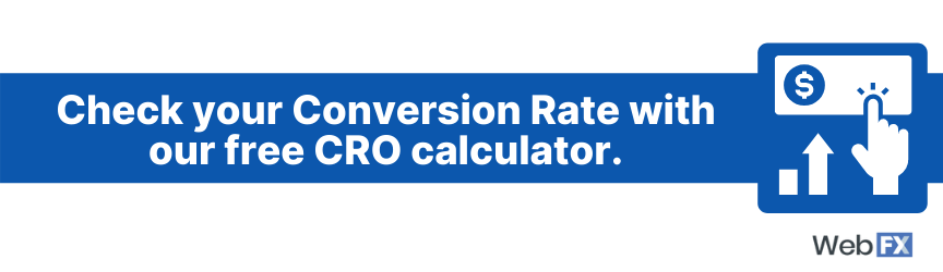 Check your CRO with our CRO Calculator