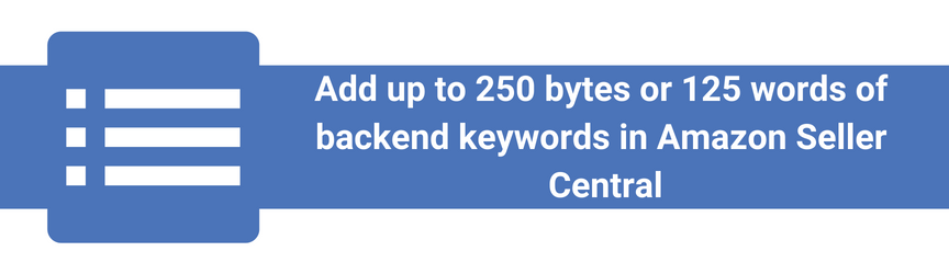 How to add backend keywords on Amazon