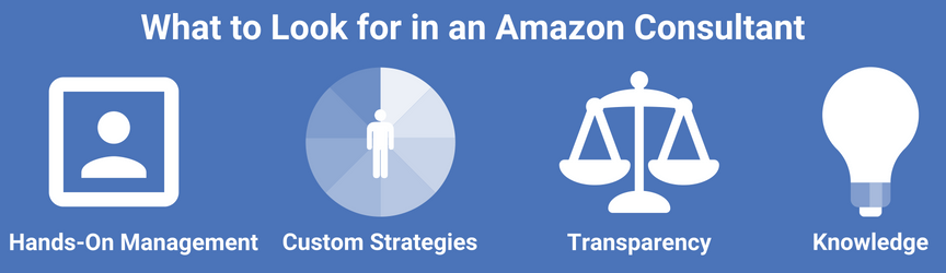 The features to look for when searching for an Amazon consultant