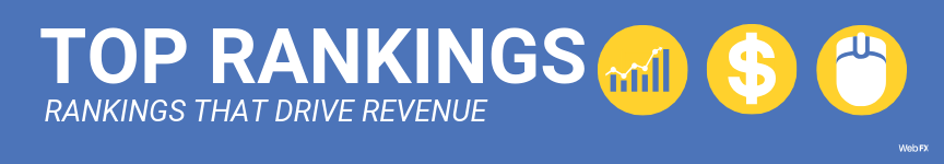 Graphic for feature of best local seo provider: top rankings in search results