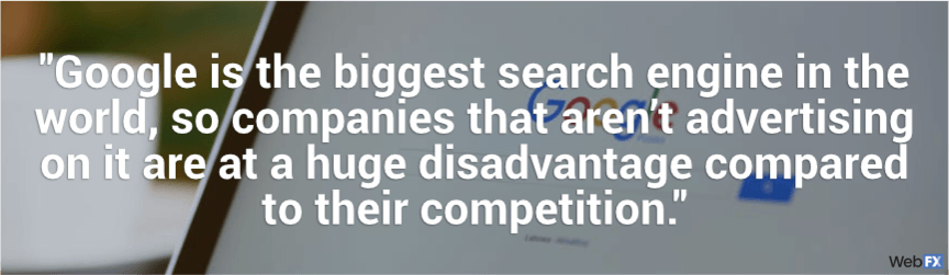 google is the biggest search engine in the world