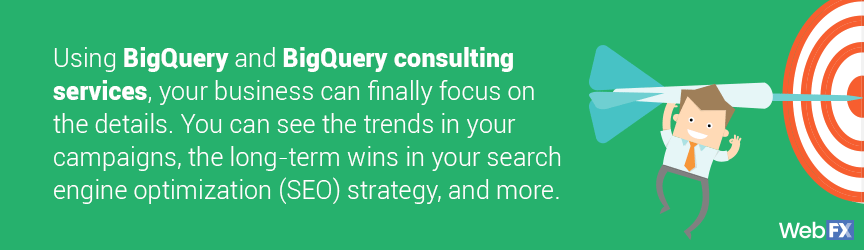 BigQuery consulting services benefit