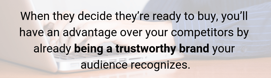 building trust with customers