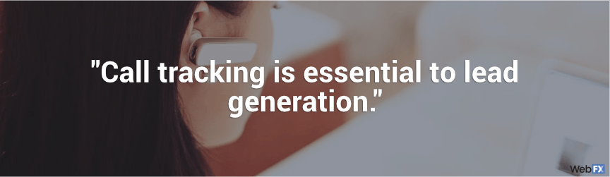 clal tracking is essential to lead generation
