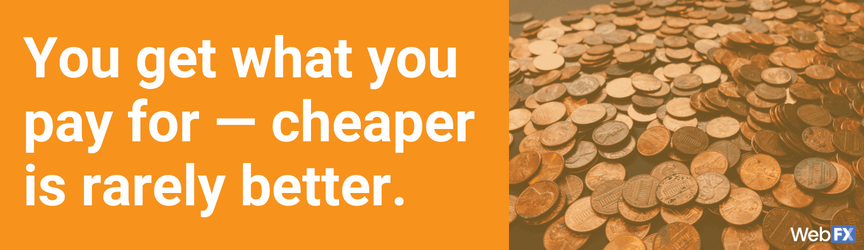 pull quote about having a realistic budget