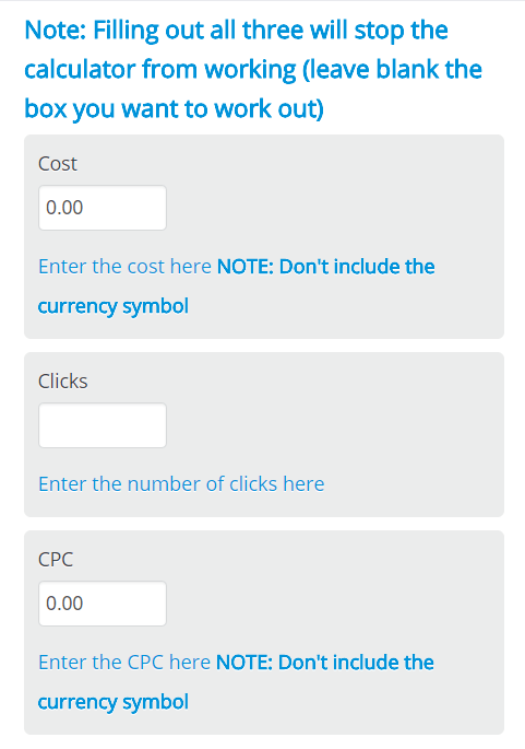 example of cpc calculator