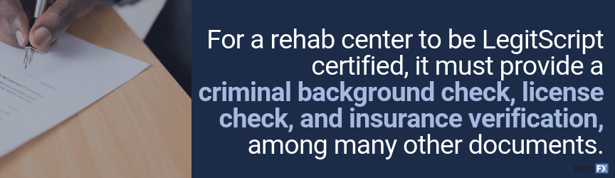 everyone at the center must have a criminal background check among other things