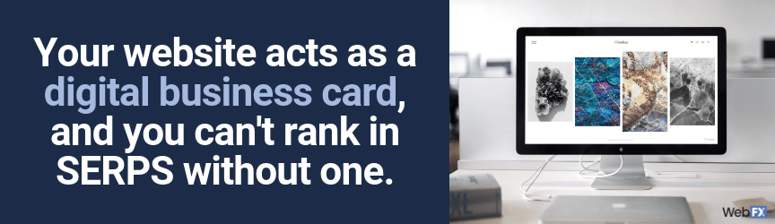 your website is your digital business card