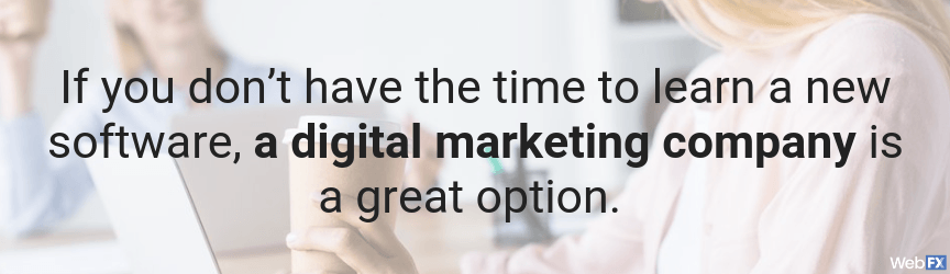 comparing digital marketing option