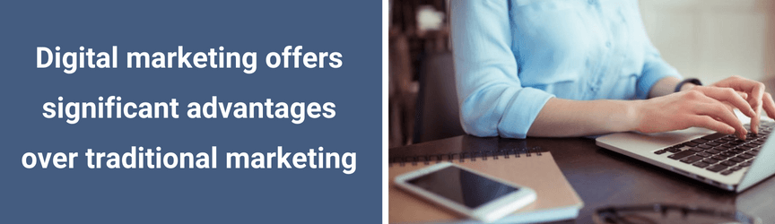 A comparison of digital versus traditional marketing