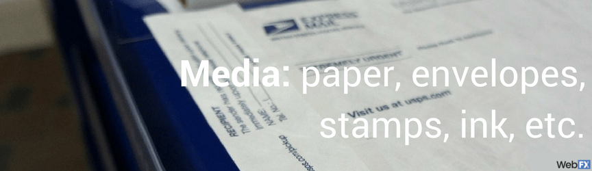 Cost of Materials for Direct Mail