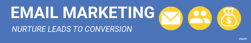 A graphic header for email marketing