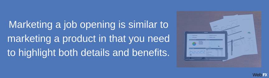 Quote about employment marketing from above paragraph