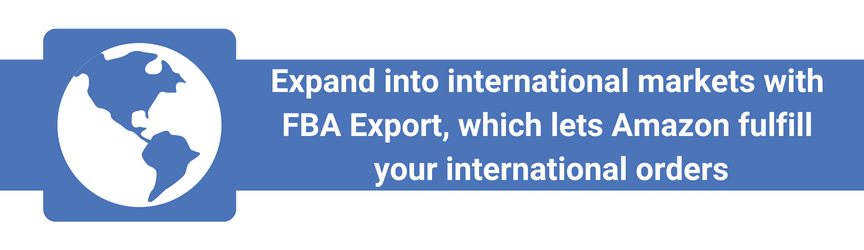 What FBA Export does for Amazon sellers