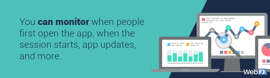 tracking results with analytics