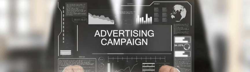 A stock photo of a futuristic advertising strategy