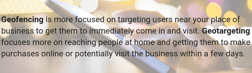 The definition of geofencing