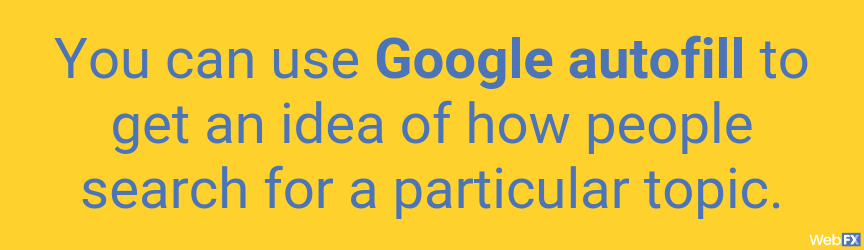 google autofill tool