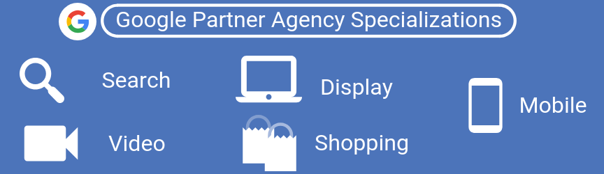 The specializations of Google Partners