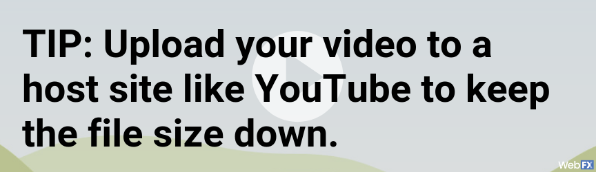 host your videos on sites like youtube
