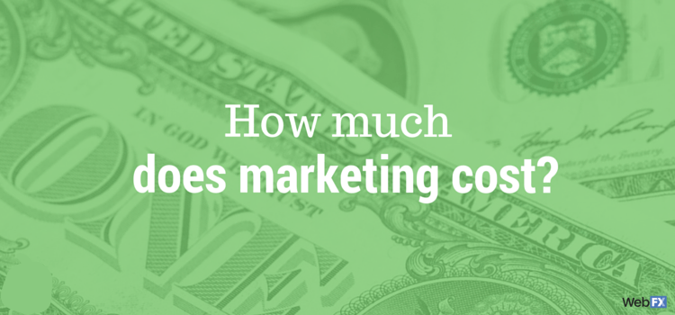 how much does marketing cost