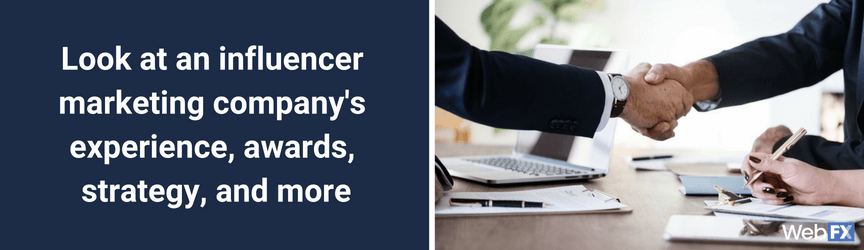 The features to look for in an influencer marketing company