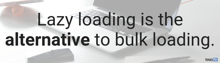 lazy loading content