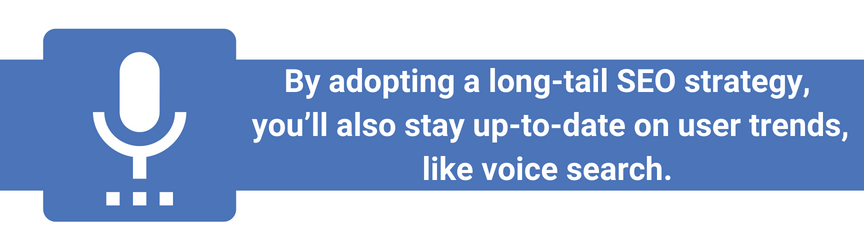 Why a long-tail SEO strategy benefits users