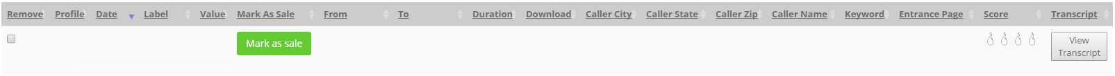 MarketingCloudFX Call Tracking Sample