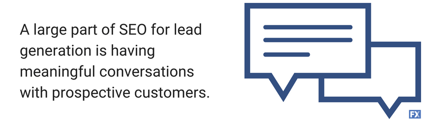 pull quote about connecting with leads