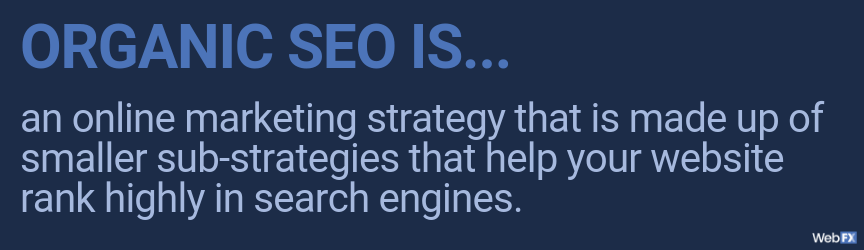 definition of organic seo