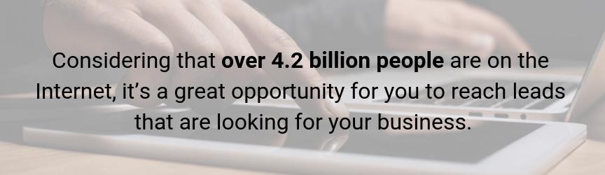 There are more than 4.2 billion people on the Internet