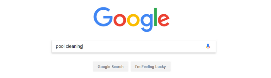 google search for pool cleaning