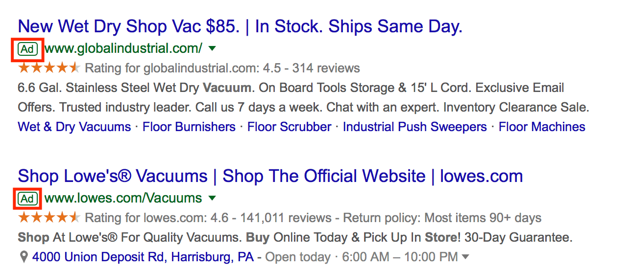 ppc lead generation example