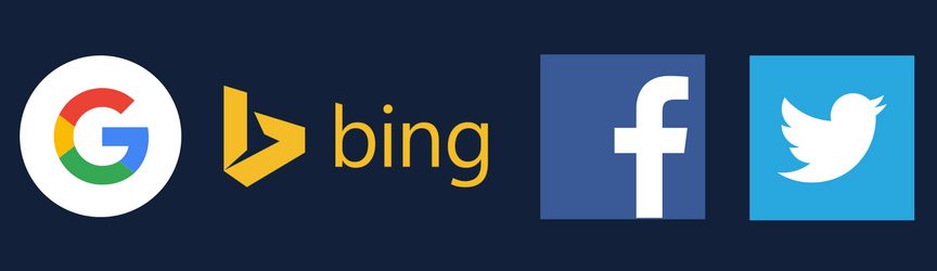 social media buttons