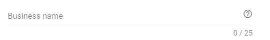 Business name in responsive display ads