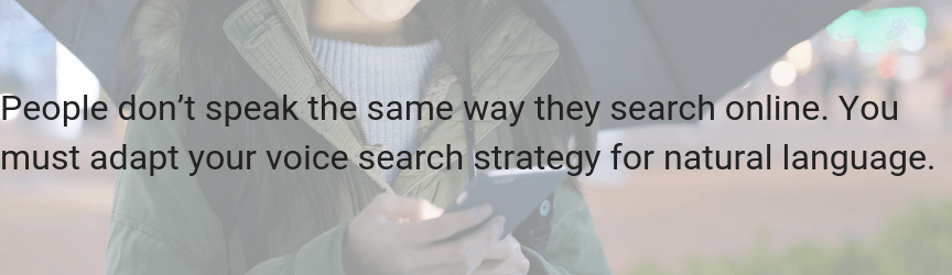 Voice Search for Ecommerce