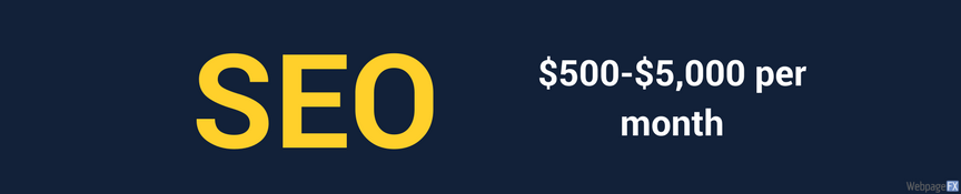 seo can cost 500-5000 monthly
