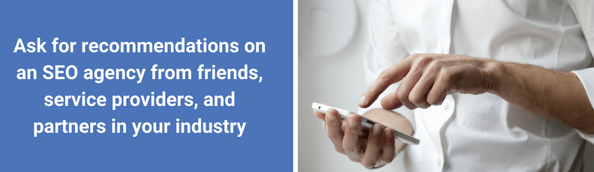 A list of people you can ask for SEO agency recommendations