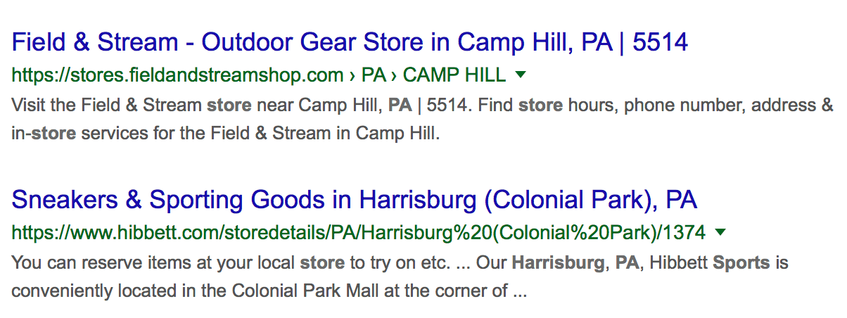 seo search results