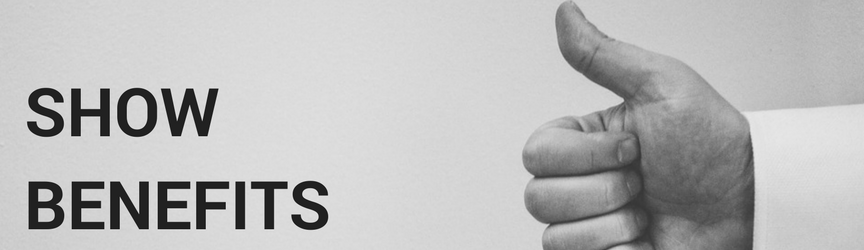 show benefits header graphic