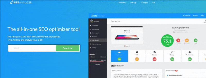 site analyzer